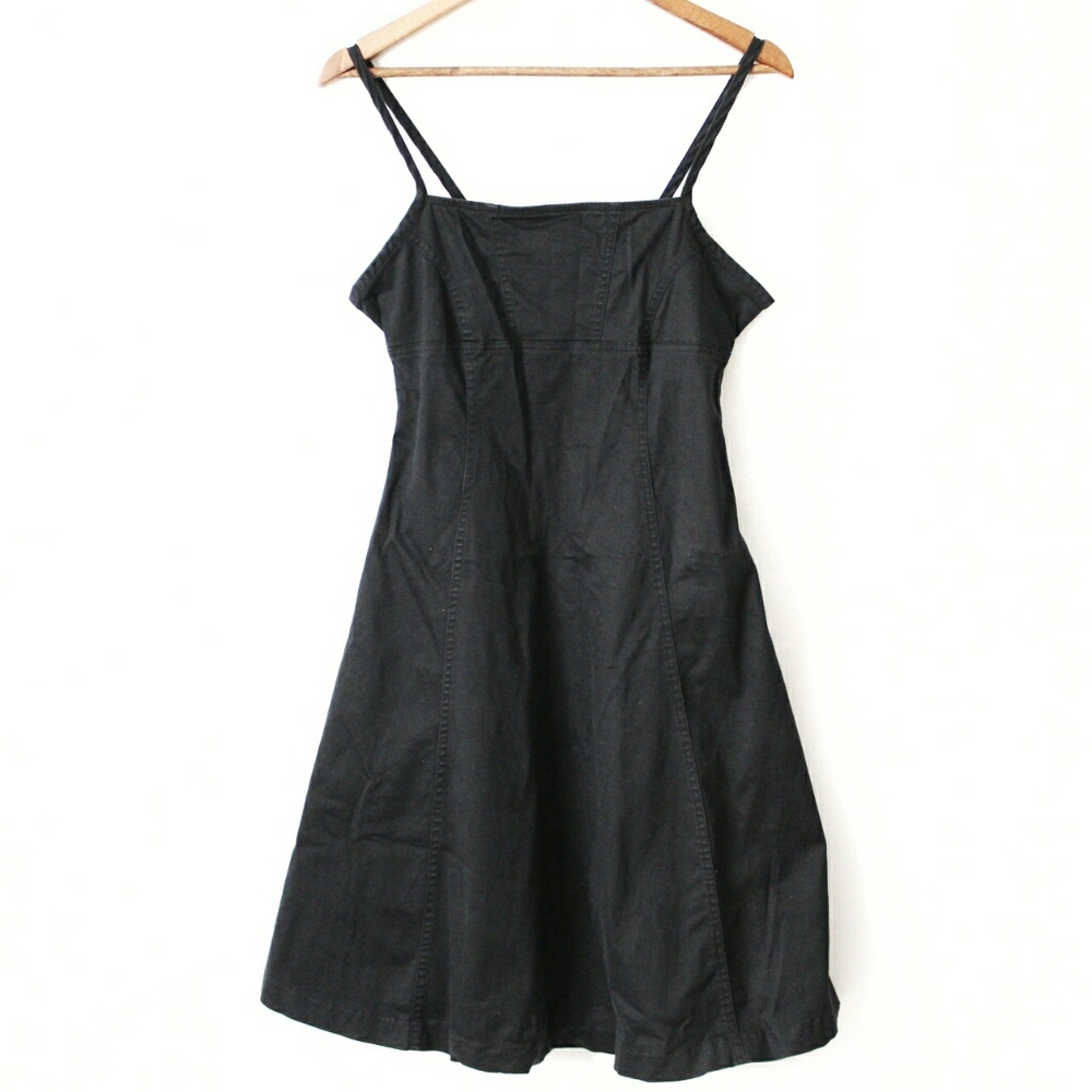 Guess Little Black Cami Midi Dress